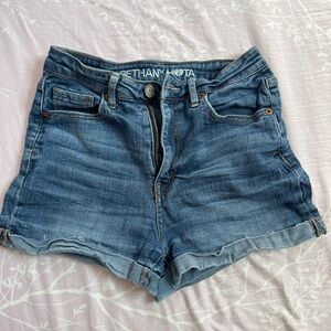 Bethany Mota vintage high waisted denim shorts